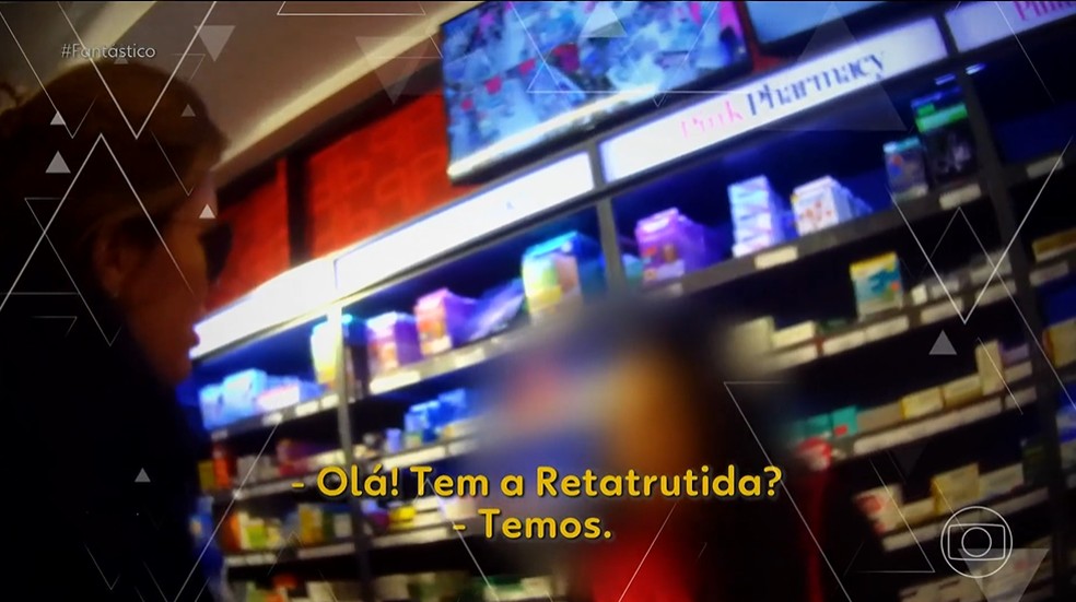 Canetas emagrecedoras com retatrutida são vendidas no Paraguai. — Foto: Reprodução/TV Globo