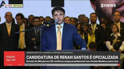 "Nós não somos nada de terceira via", diz Renan Santos, candidato do Missão à Presidência