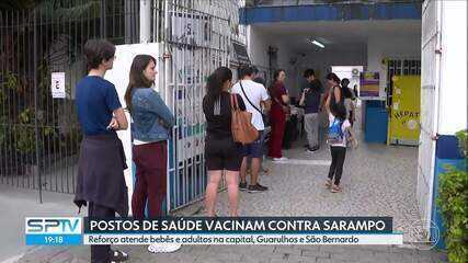 Capital vacina quase 30 mil contra o sarampo