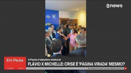 Flávio x Michelle: Crise é 'página virada' mesmo?