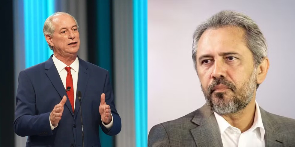 Ciro Gomes (PSDB) e Elmano de Freitas (PT) — Foto: Marcos Serra Lima/g1 e Reprodução