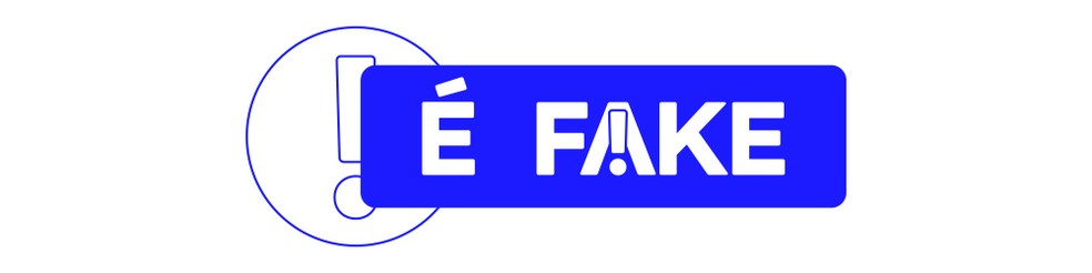 Selo Fake (Horizontal) — Foto: g1