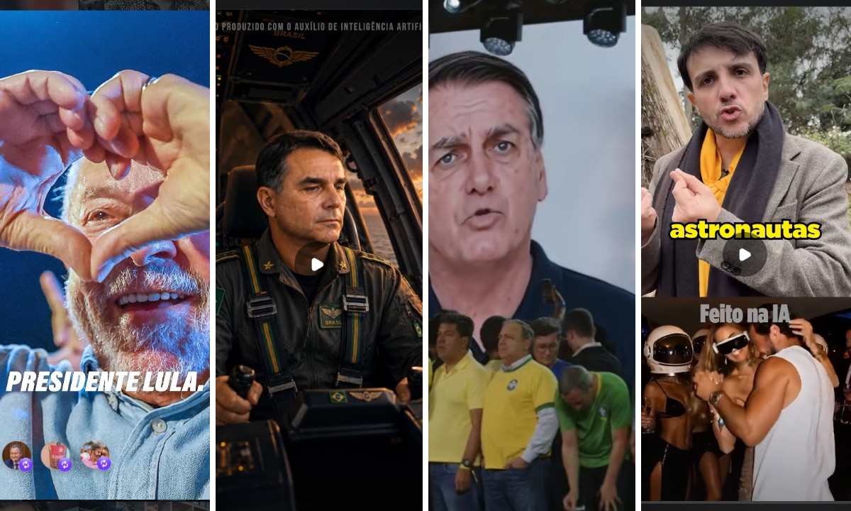 Presidenciáveis usam IA em jingles, sátiras, cenas fictícias e ataques